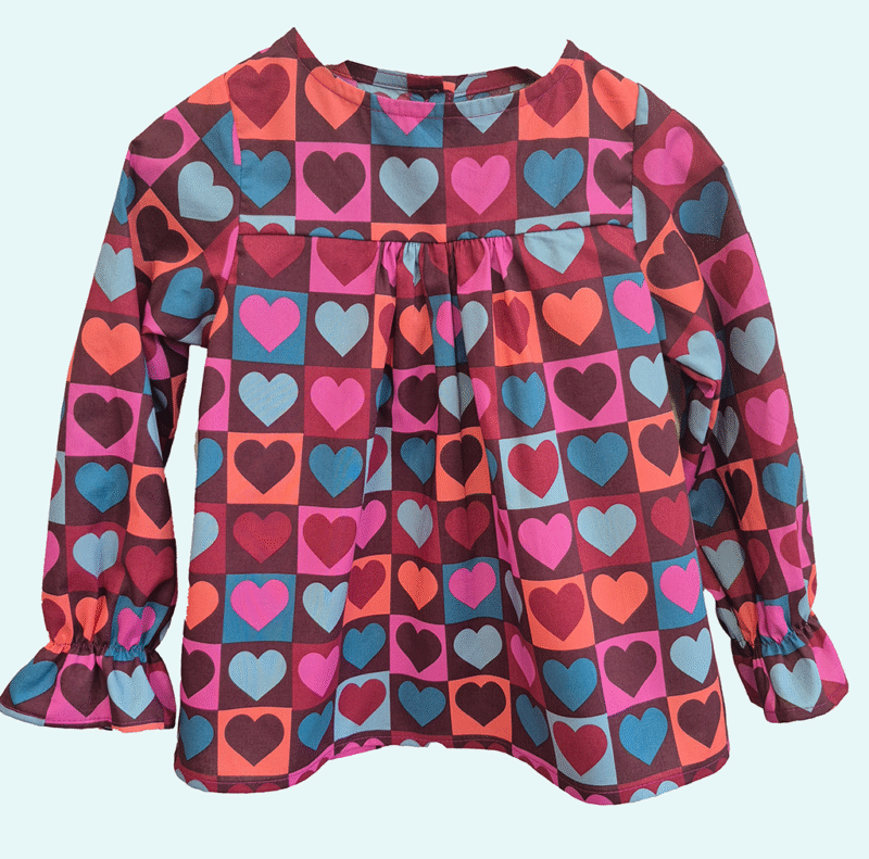 Bluzka w serca