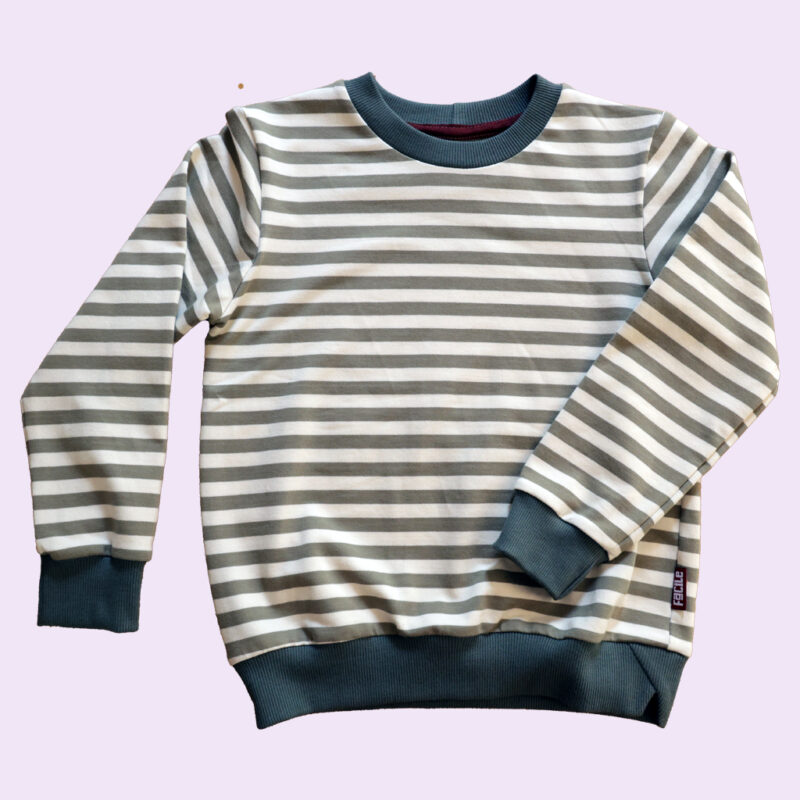 Bluzka z długim rękawem w paski marki Facile Cotton