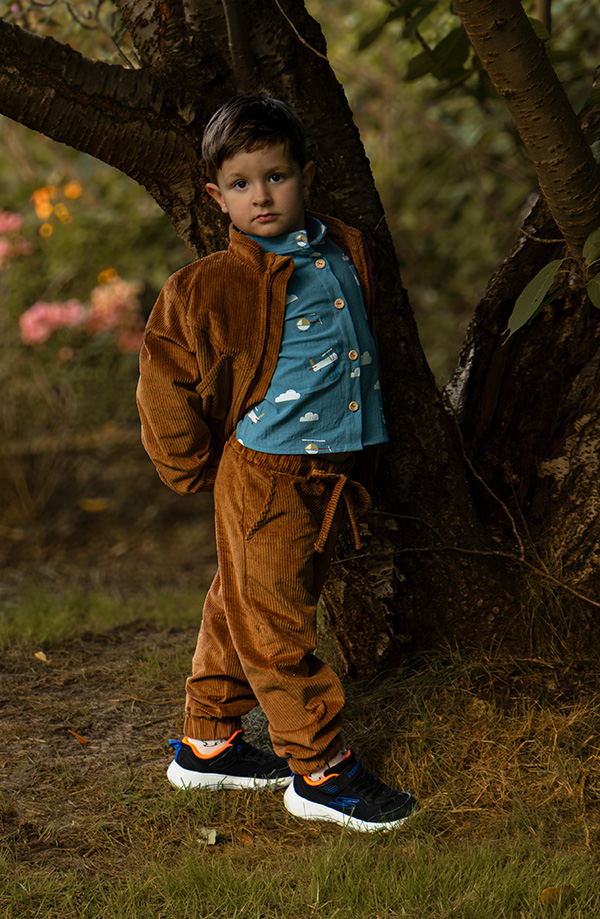 Sesja jesienna ubrań marki Facile Cotton