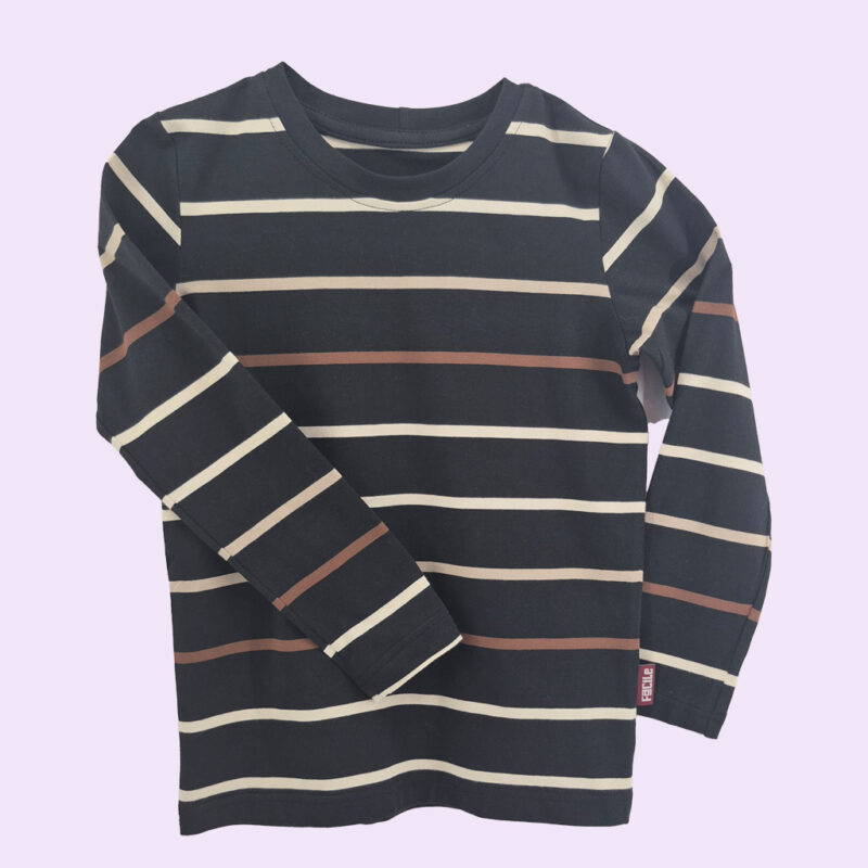 ciemno-szara-bluzka-z-dlugim-rekawem Szara bluzka w paski